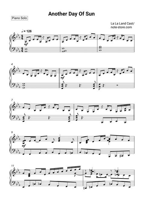 another day of sun piano